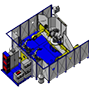 3-axis digital robot cell