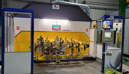 Tank welding cell