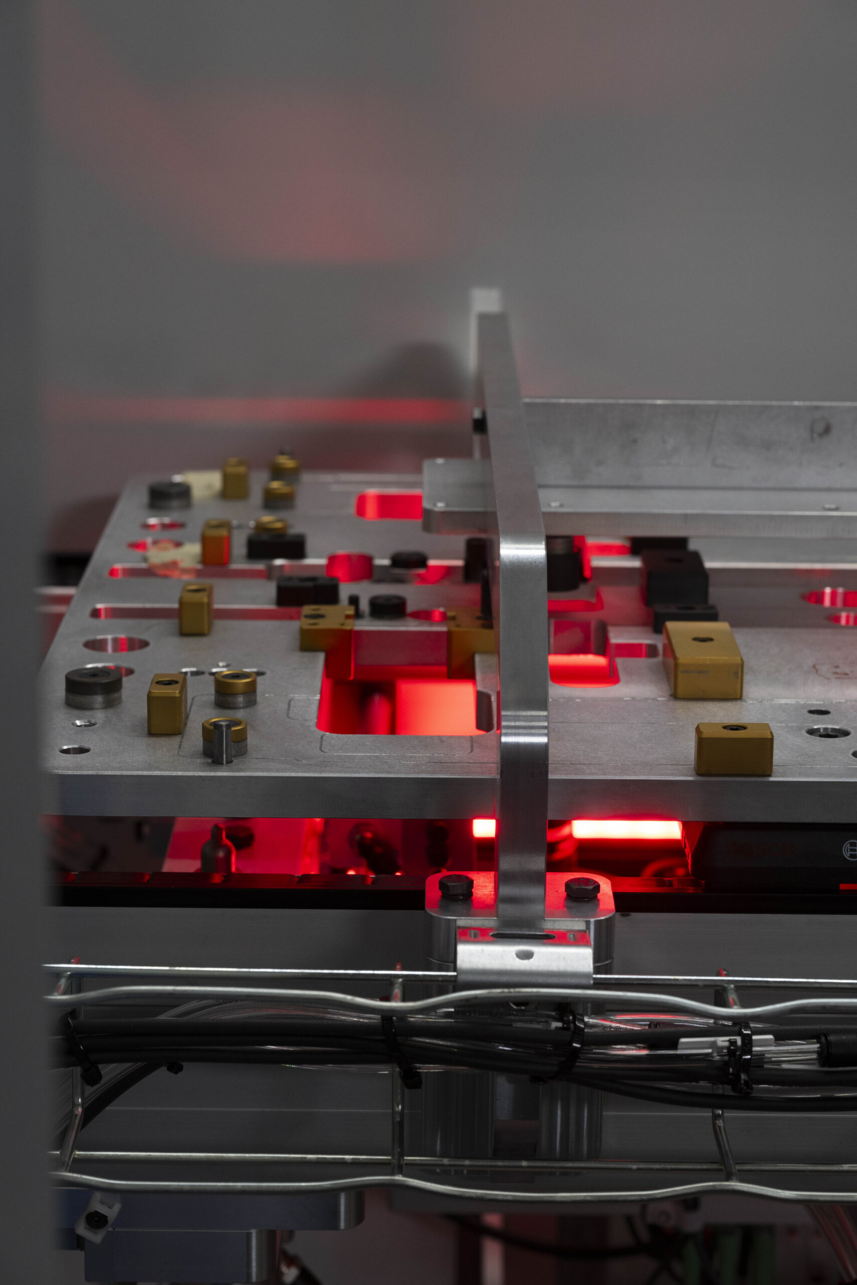 Zoom sur détail outillage machine